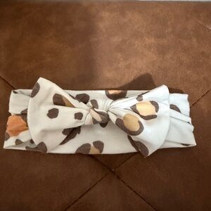 Copper Pearl Headband Bow